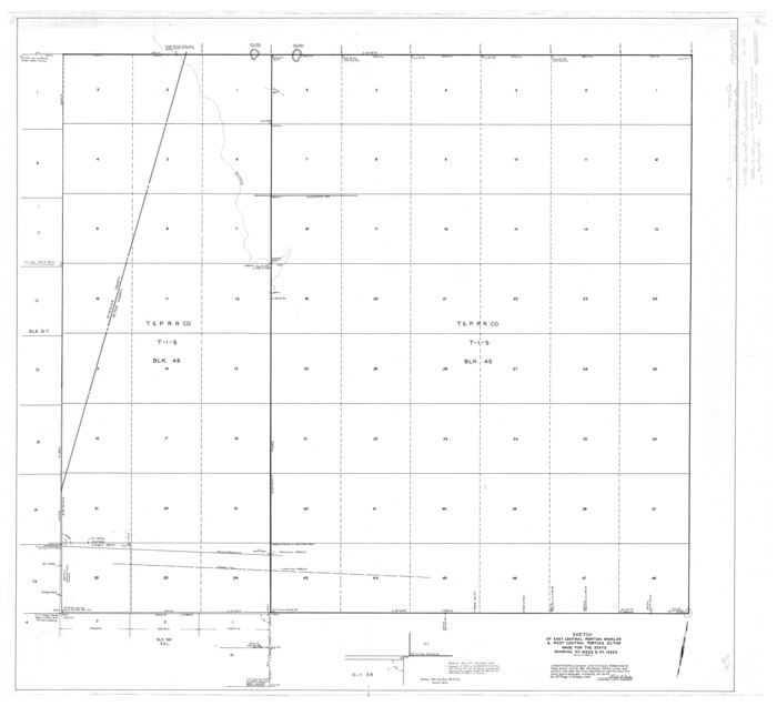 8837, Ector County Rolled Sketch 9, General Map Collection