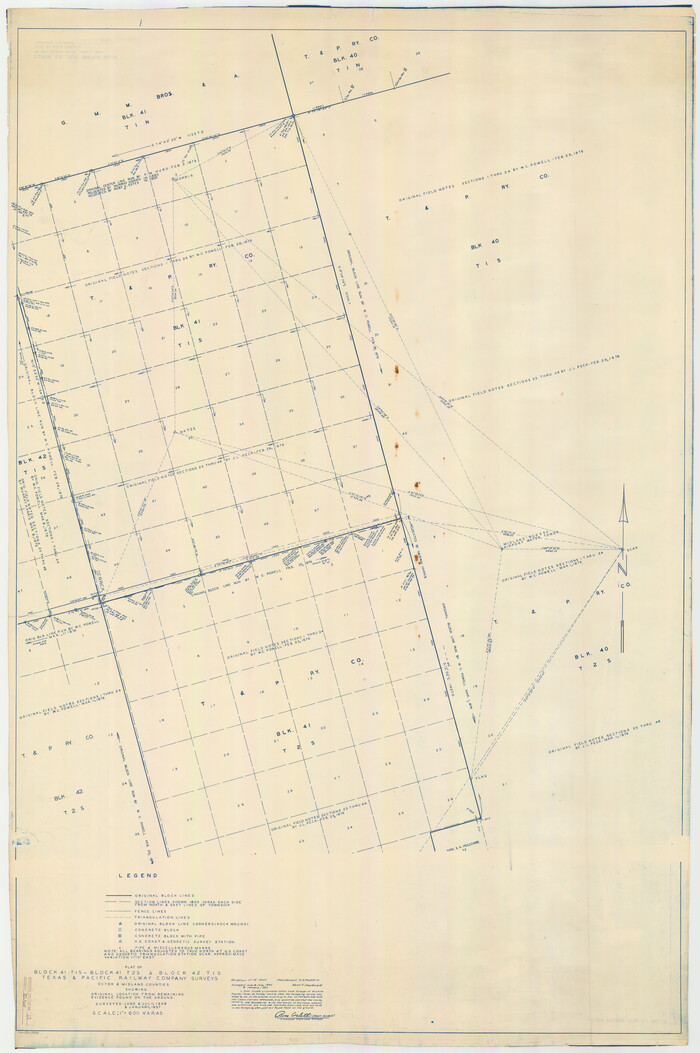8841, Ector County Rolled Sketch 13, General Map Collection