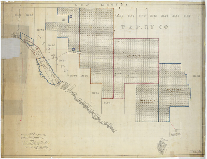 8852, El Paso County Rolled Sketch 8, General Map Collection