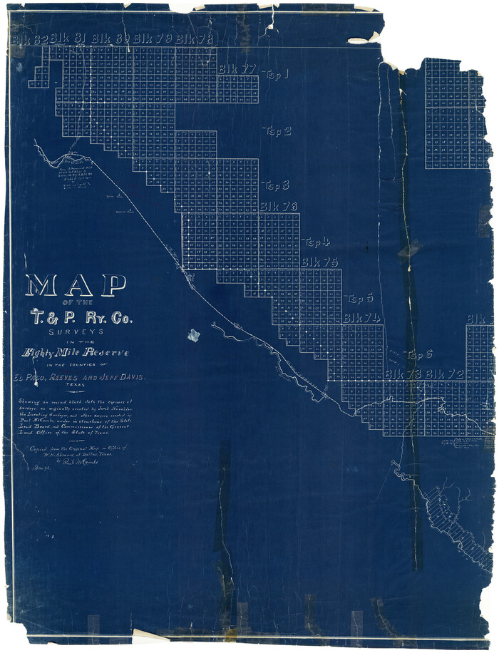 8857, El Paso County Rolled Sketch 26, General Map Collection