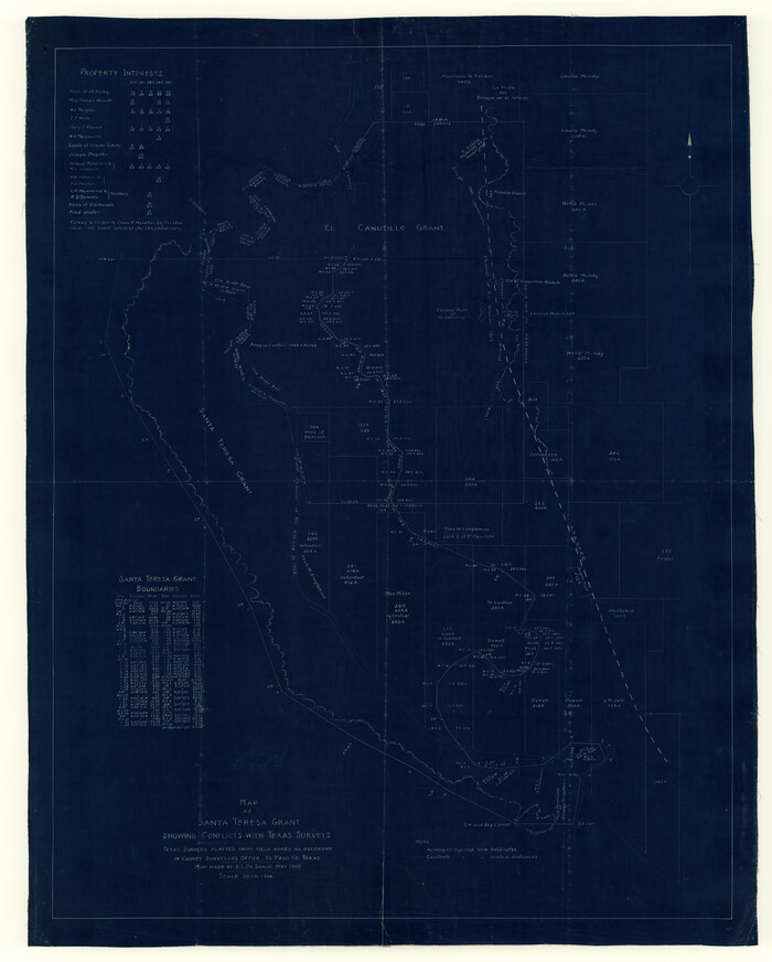 8858, El Paso County Rolled Sketch 31, General Map Collection