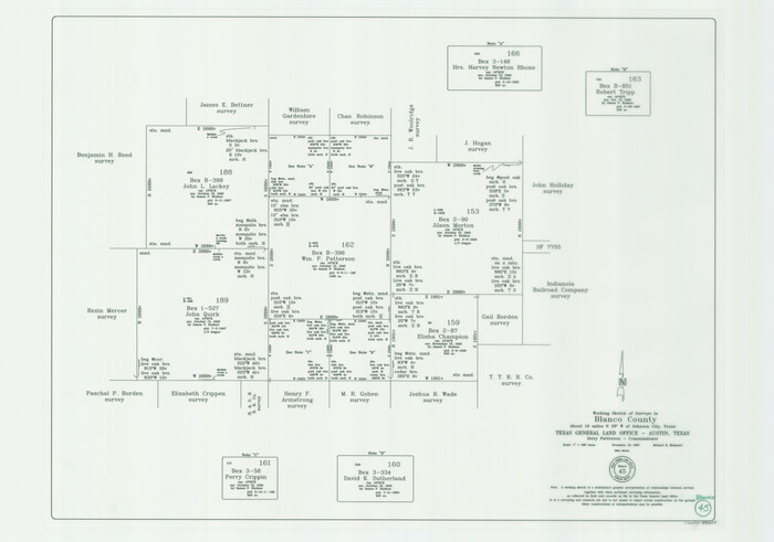 88609, Blanco County Working Sketch 45, General Map Collection