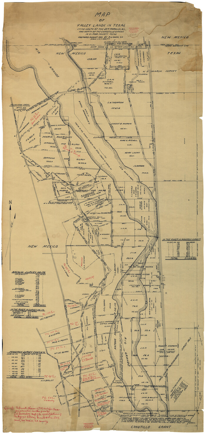 8865, El Paso County Rolled Sketch RJ, General Map Collection
