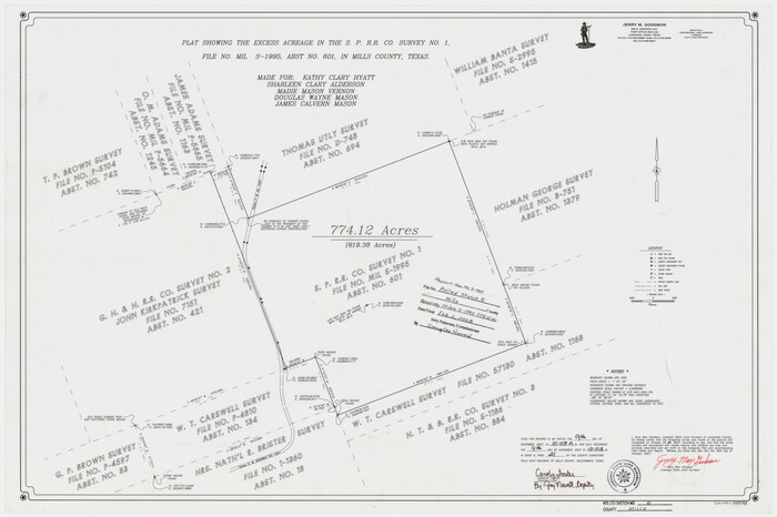 88738, Mills County Rolled Sketch 6, General Map Collection