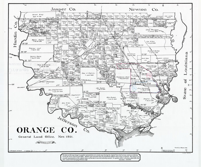 88744, Orange County Working Sketch Graphic Index - sheet B, General Map Collection