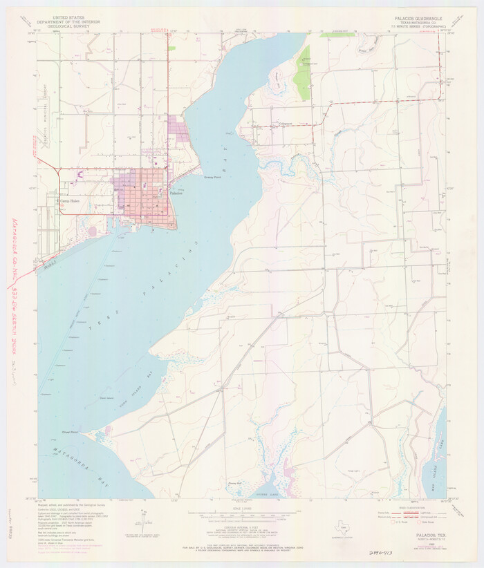 88833, Matagorda County NRC Article 33.136 Location Key Sheet, General Map Collection
