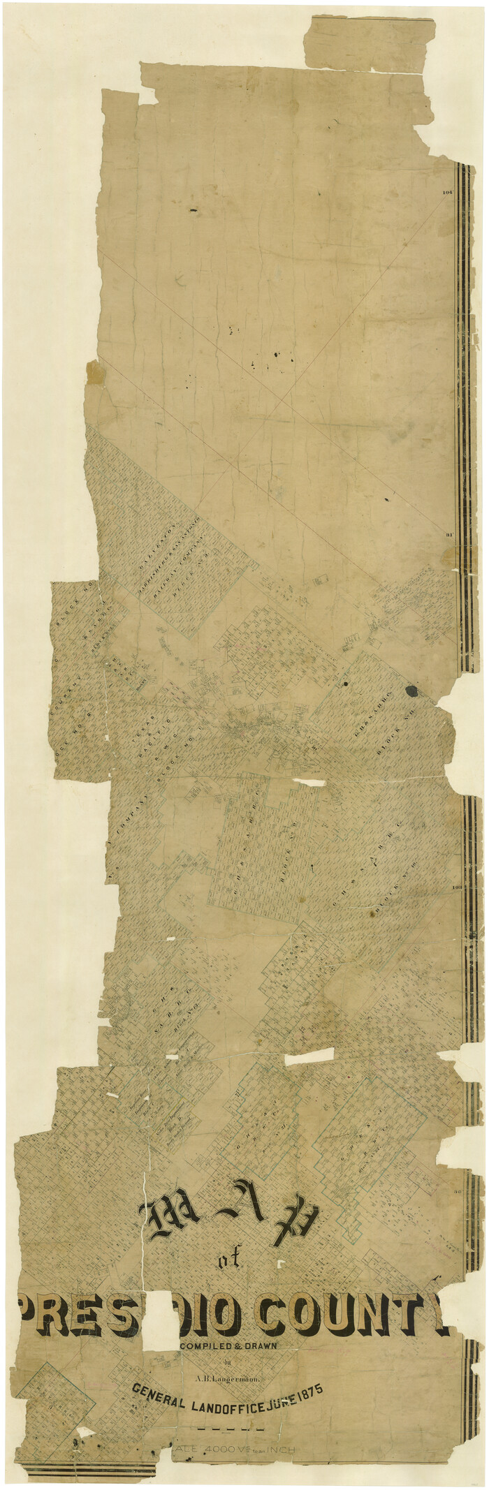 88867, Presidio County, General Map Collection