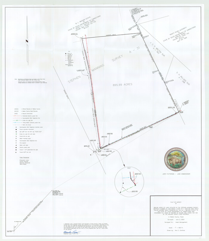 88868, Walker County Miscellaneous Sketch 1, General Map Collection