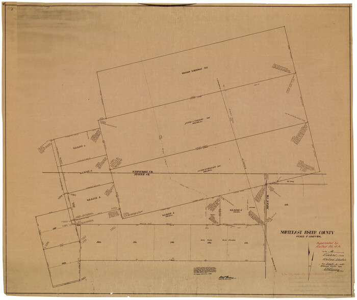 8888, Fisher County Rolled Sketch 4, General Map Collection
