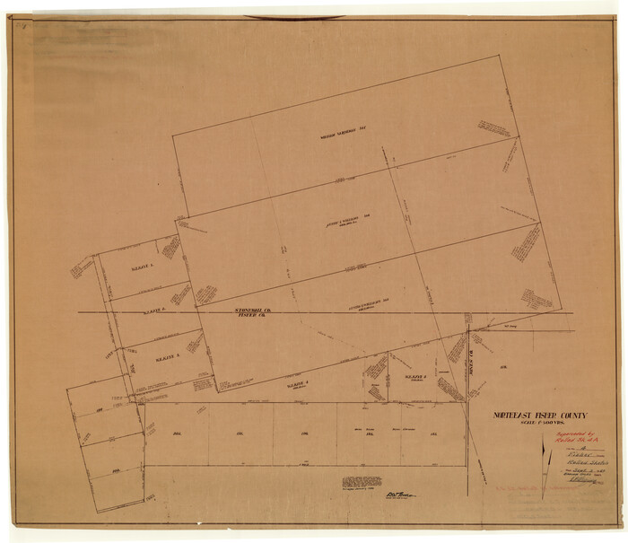8888, Fisher County Rolled Sketch 4, General Map Collection