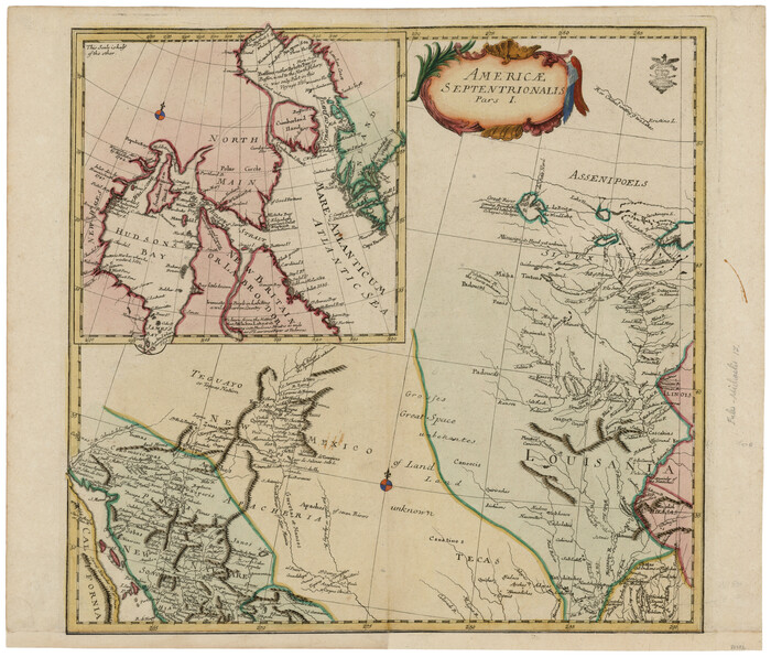 88882, Mappa Geographica Americae Septentrionalis: ad emendatiora exemplaria adhuc edita jussu Acad. Reg. Scient. Et eleg. Litt. Descripta., General Map Collection