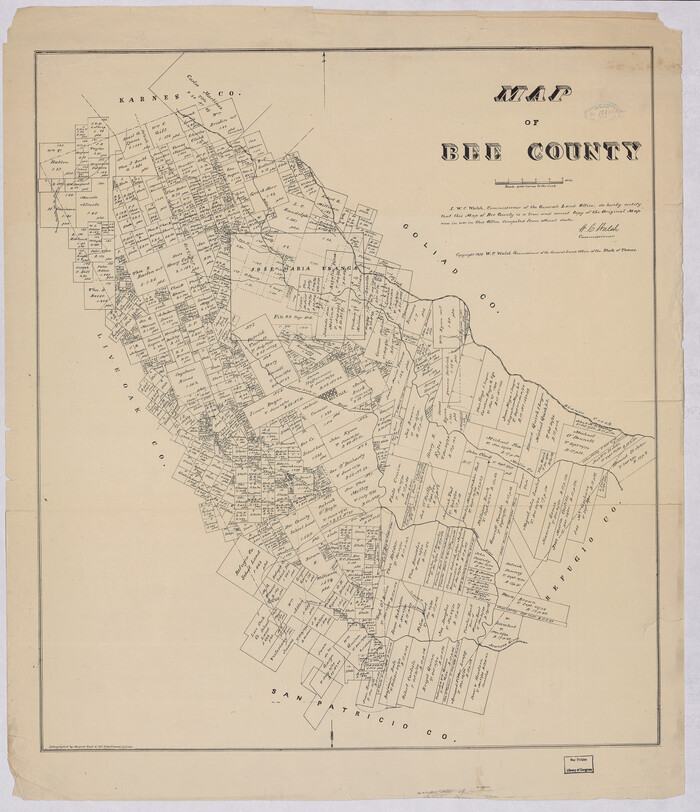 88904, Map of Bee County, Library of Congress