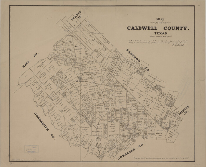 88914, Map of Caldwell County, Texas, Library of Congress