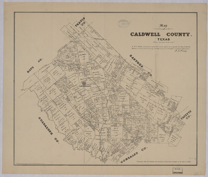 88915, Map of Caldwell County, Texas, Library of Congress
