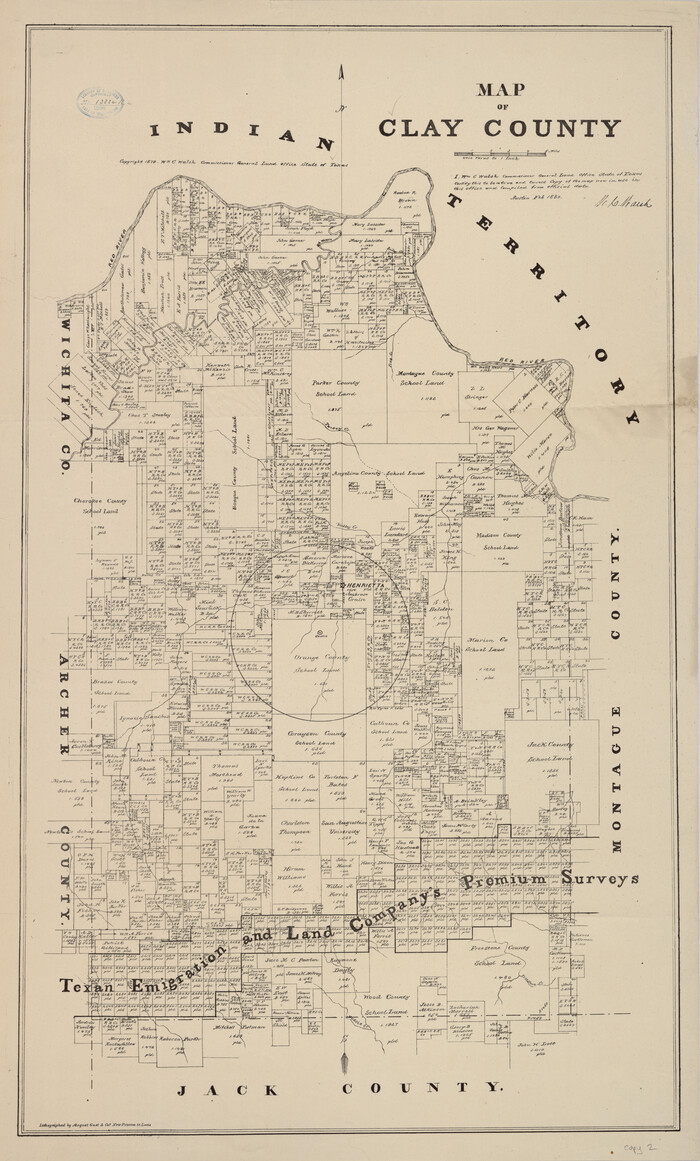 88917, Map of Clay County, Library of Congress