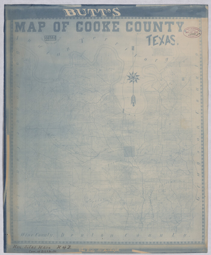 88920, Butt's Map of Cooke County, Texas, Library of Congress