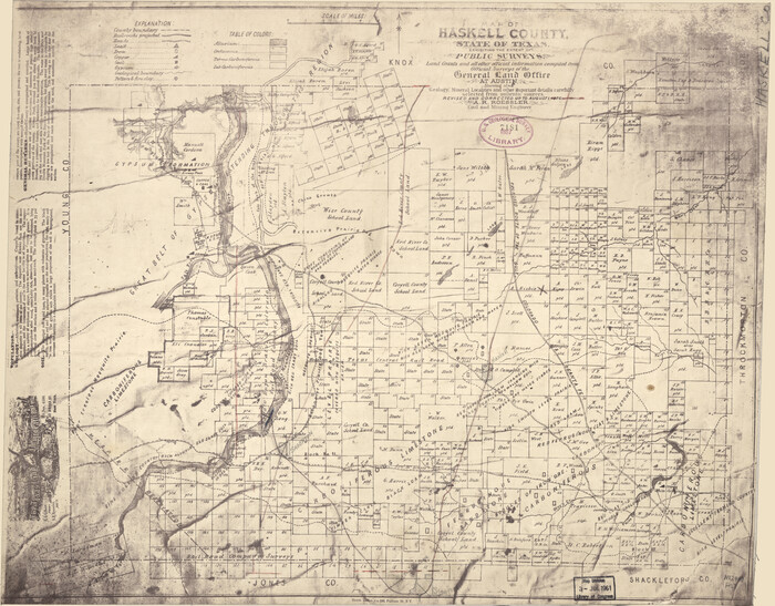 88950, Map of Haskell County, Library of Congress