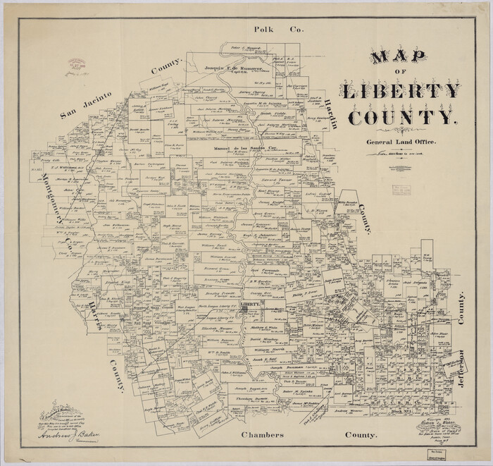 88968, Map of Liberty County, Library of Congress