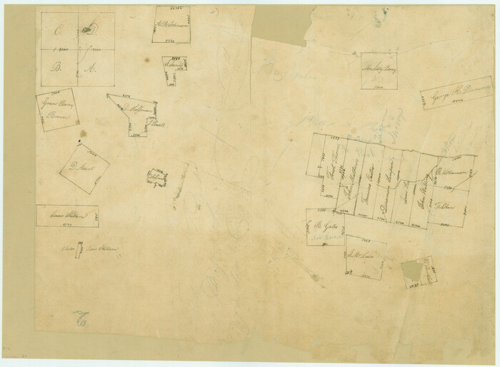 89, [Surveys along the Sabine River made under G.W. Smyth, Commissioner], General Map Collection