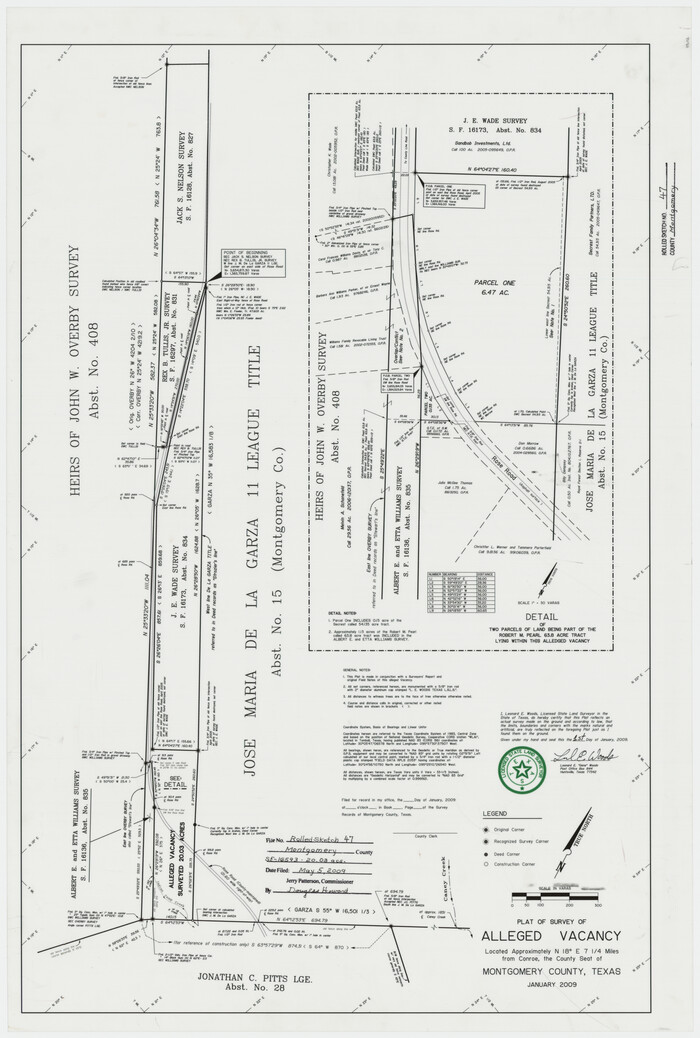 89032, Montgomery County Rolled Sketch 47, General Map Collection