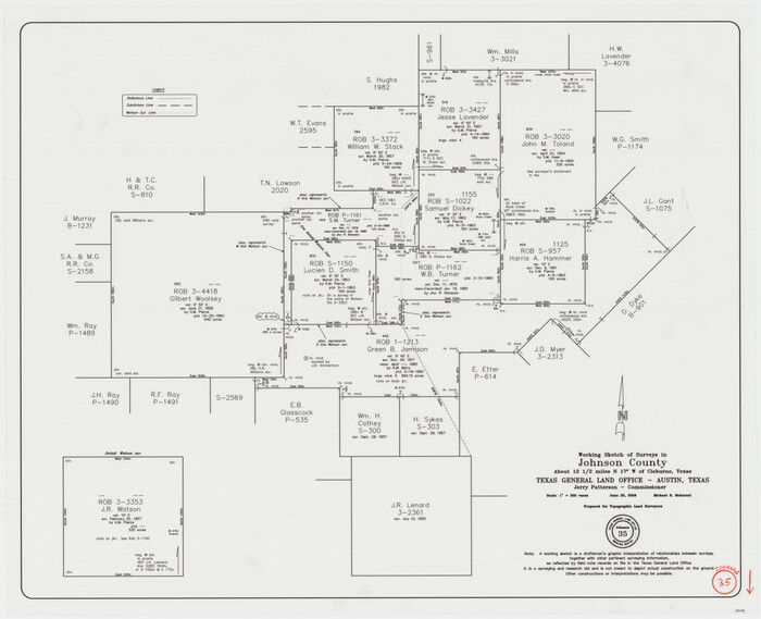89043, Johnson County Working Sketch 35, General Map Collection