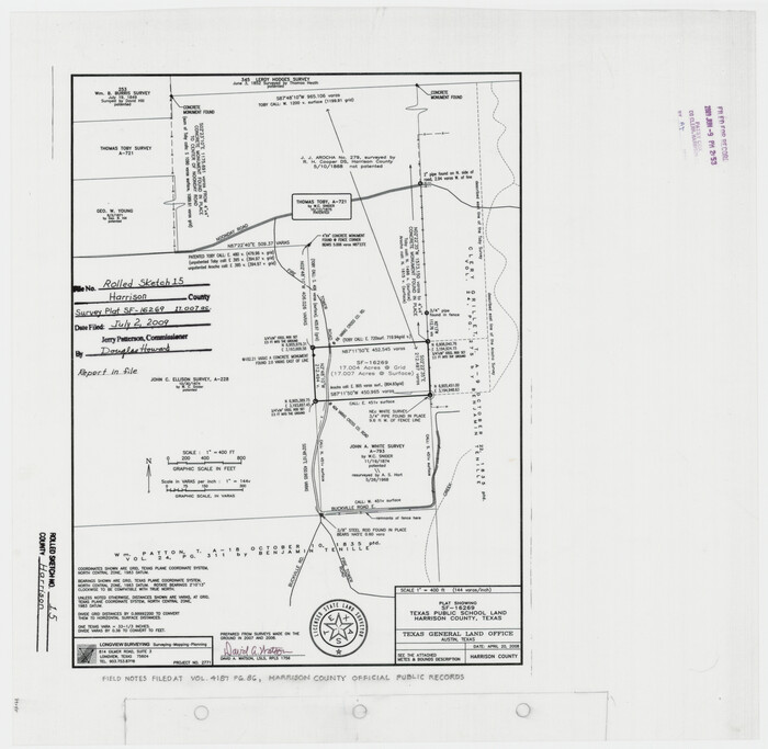 89045, Harrison County Rolled Sketch 15, General Map Collection