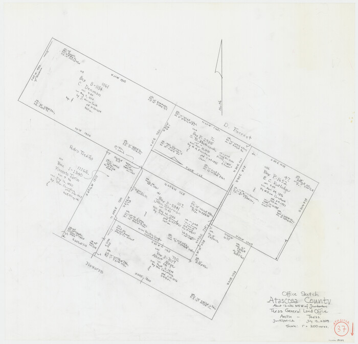 89049, Atascosa County Working Sketch 37, General Map Collection