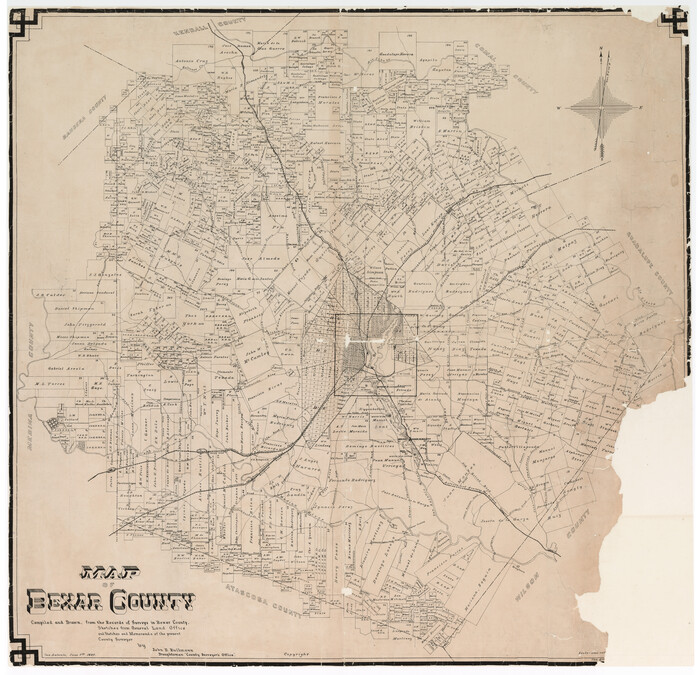 89060, Map of Bexar County, Texas State Library and Archives