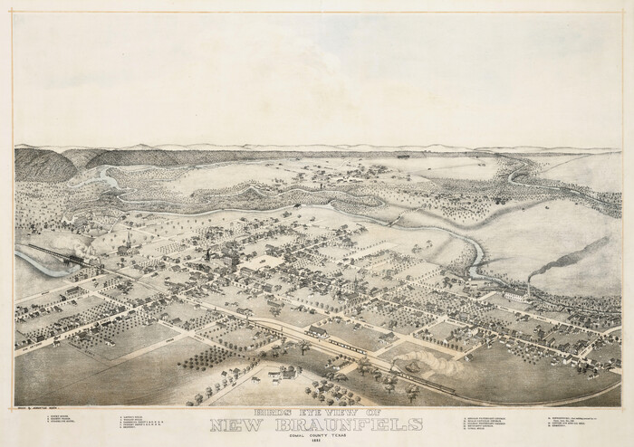 89200, Bird's Eye View of New Braunfels, Comal County, Texas, Non-GLO Digital Images