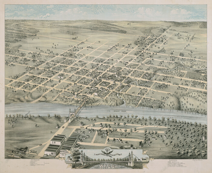89211, Bird's Eye View of the City of Waco, Non-GLO Digital Images