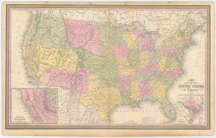 89219, A New Map of the United States of America, General Map Collection