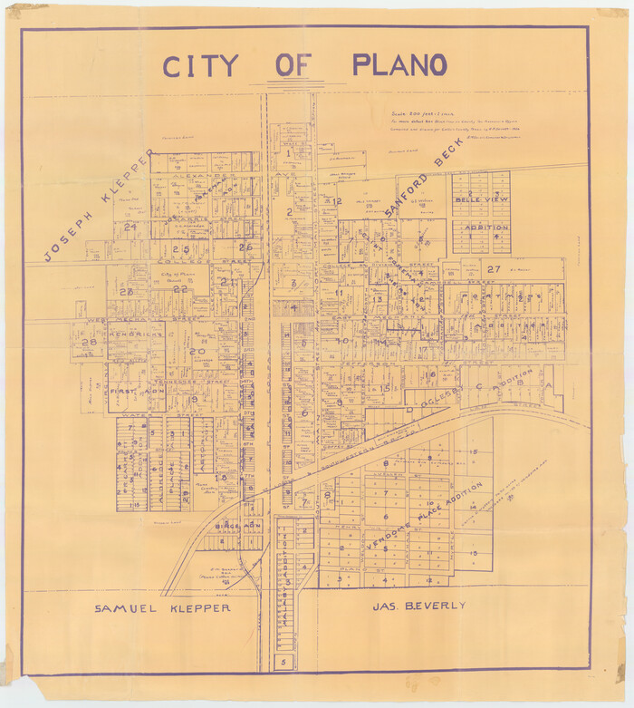 89250, City of Plano, General Map Collection