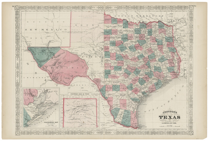 89279, Johnson's Texas, General Map Collection
