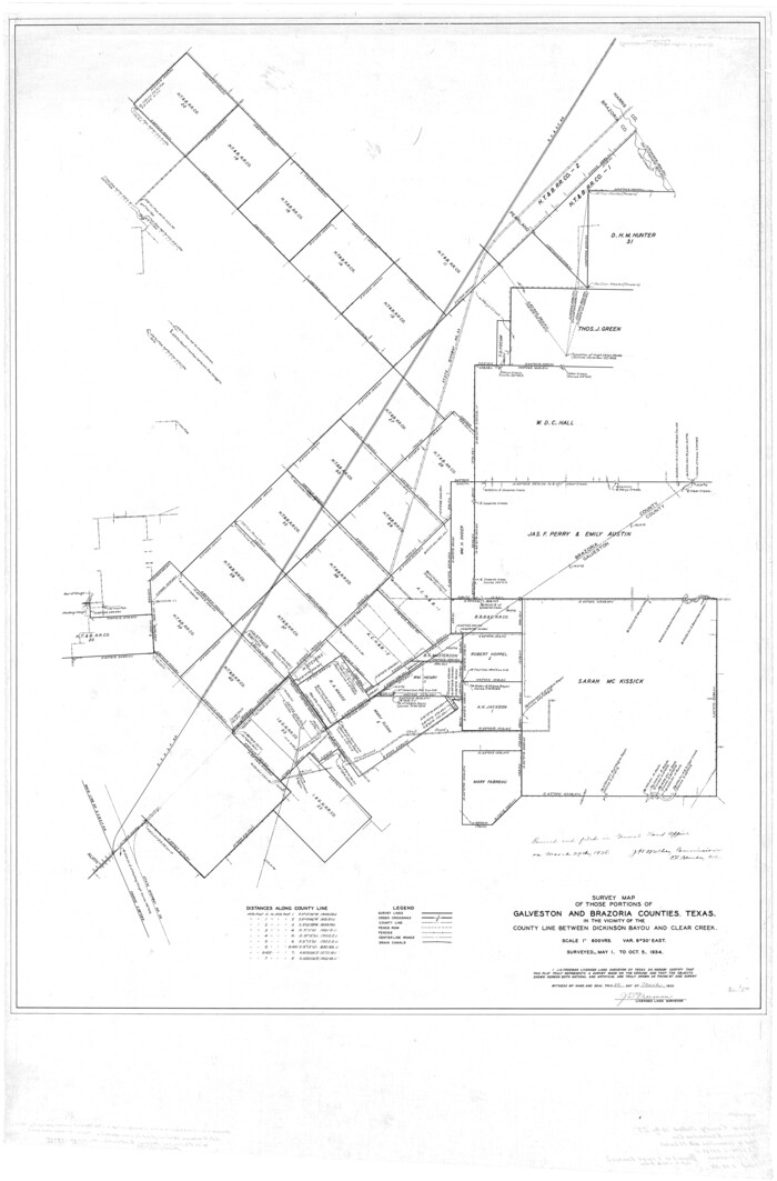 8928, Brazoria County Rolled Sketch 25, General Map Collection
