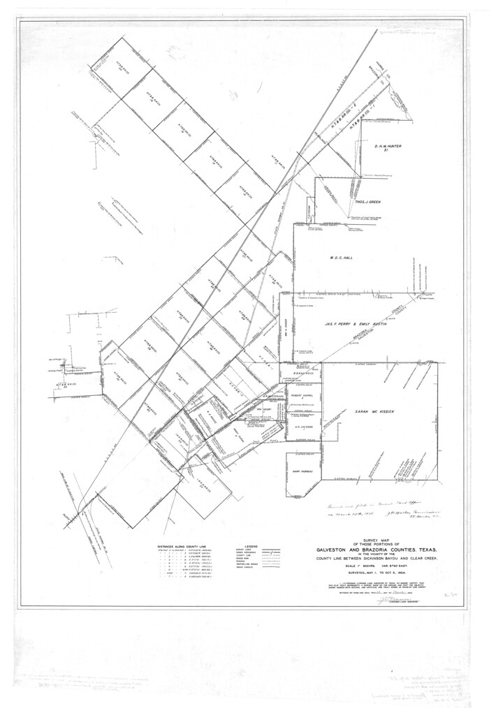 8928, Brazoria County Rolled Sketch 25, General Map Collection