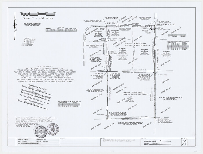 89283, Mason County Rolled Sketch 8, General Map Collection