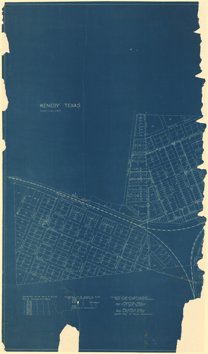 89438, Kenedy, Texas., Barnes Railroad Collection