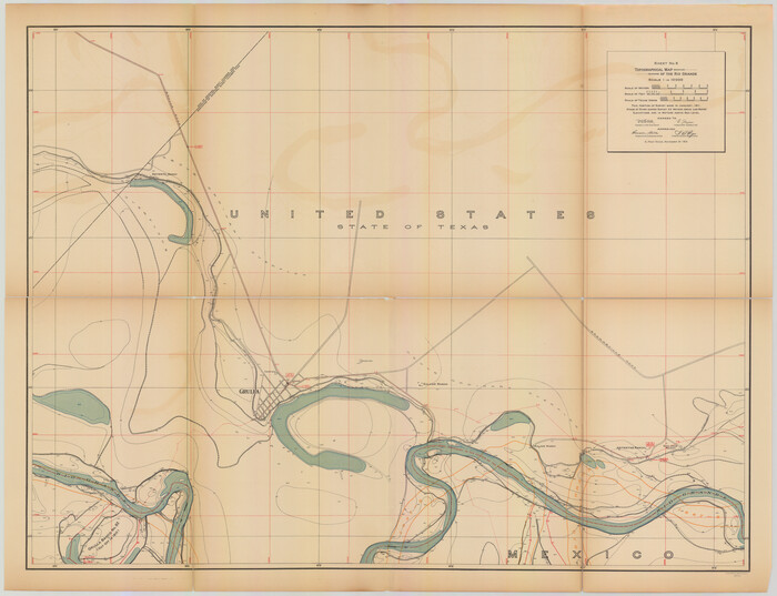 89530, Topographical Map of the Rio Grande, Sheet No. 6, General Map Collection
