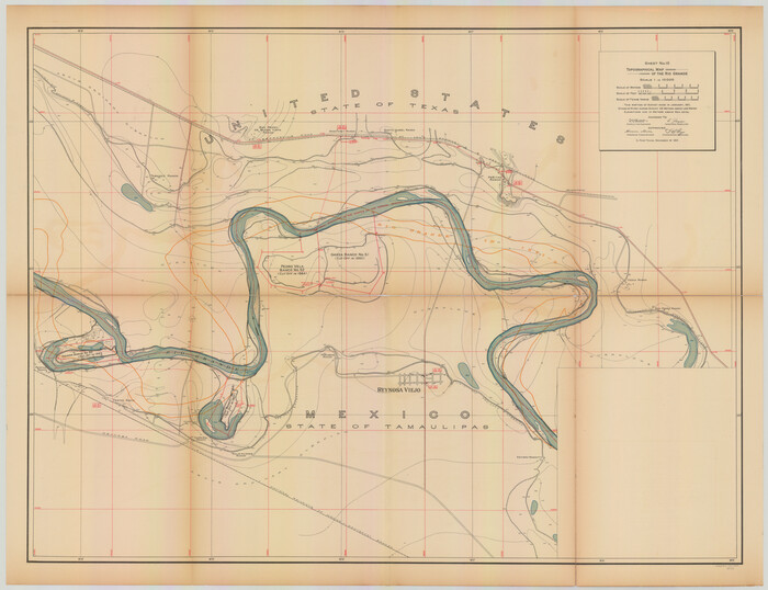 89534, Topographical Map of the Rio Grande, Sheet No. 10, General Map Collection