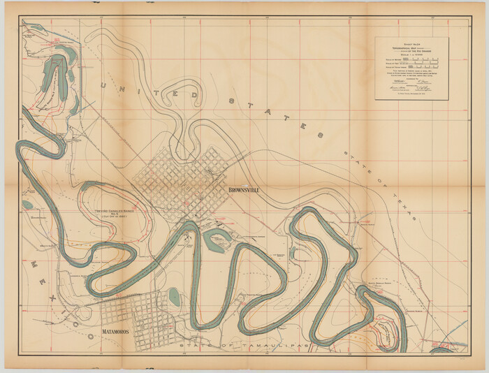 89548, Topographical Map of the Rio Grande, Sheet No. 24, General Map Collection