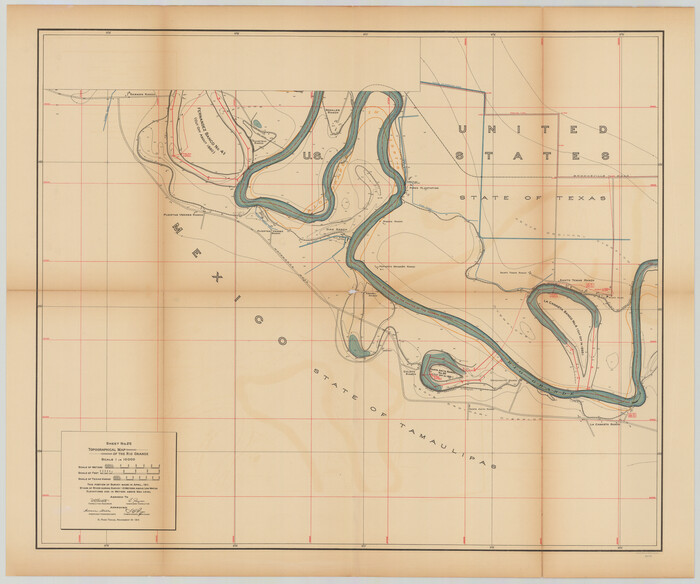 89549, Topographical Map of the Rio Grande, Sheet No. 25, General Map Collection