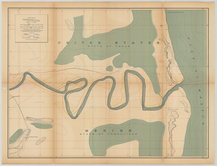 89553, Topographical Map of the Rio Grande, Sheet No. 29, General Map Collection