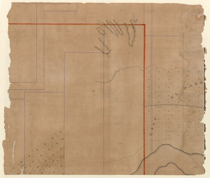 89616, The Official Map of the City of El Paso, State of Texas, Non-GLO Digital Images