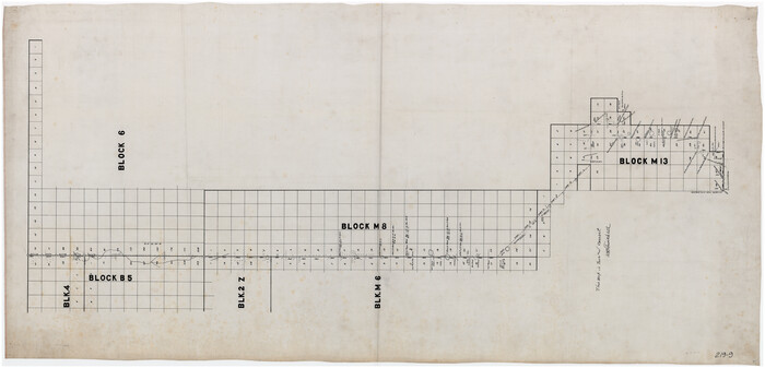 89643, [Sketch of part of Blks. 4, 6, B5, 2Z, M6, M8, and M13], Twichell Survey Records