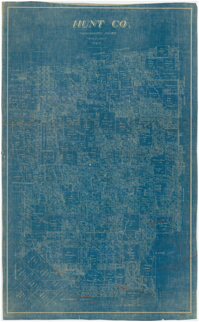 89652, Hunt Co., 1894, Twichell Survey Records