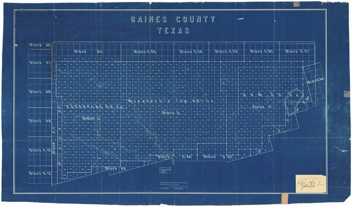 89669, G & H Blocks, Gaines County, Texas Resurvey, Twichell Survey Records