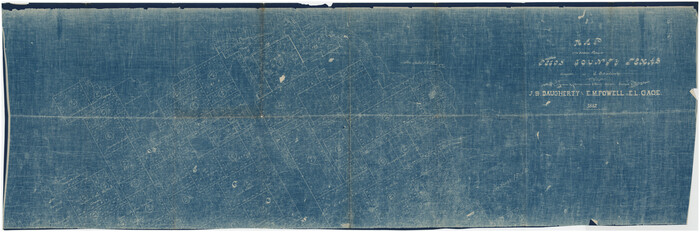 89692, Map in the Southern Portion of Pecos County Texas, Twichell Survey Records