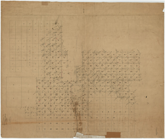 89759, [Sketch in Crosby County], Twichell Survey Records