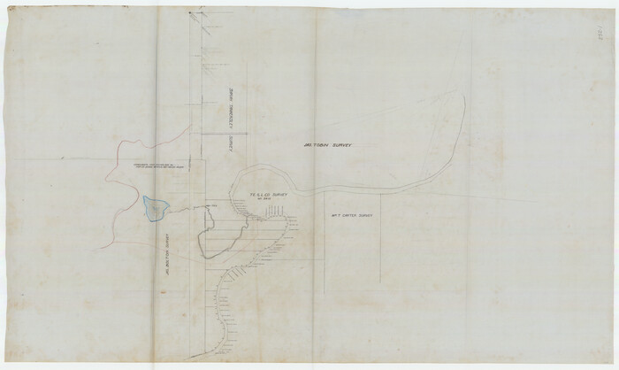 89814, [River Meander along Jas. Tobin Survey and others], Twichell Survey Records