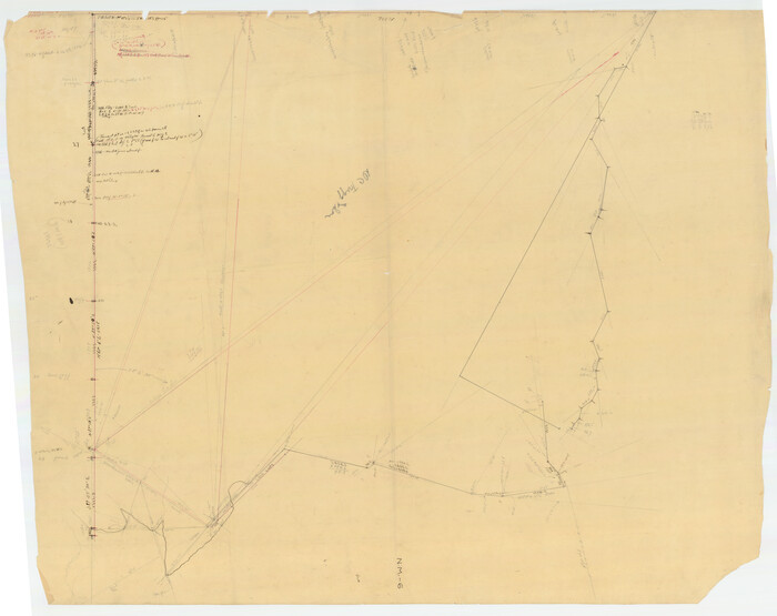 89816, [Sketch of Unknown Area in New Mexico], Twichell Survey Records